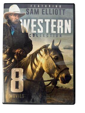 Western Collection Featuring Sam Elliott 8 Movies 2 Disc Set DVD Echo Bridge